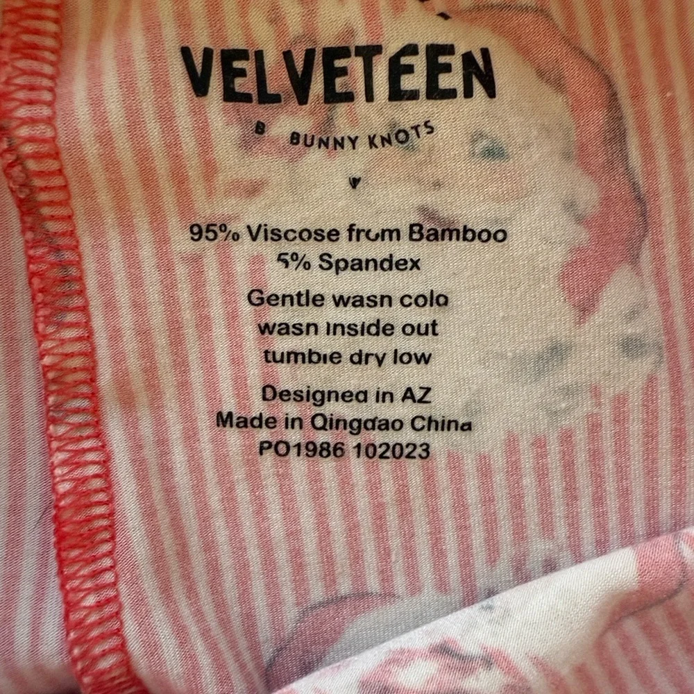 Velveteen Red Santa Kids Pajama Size 7